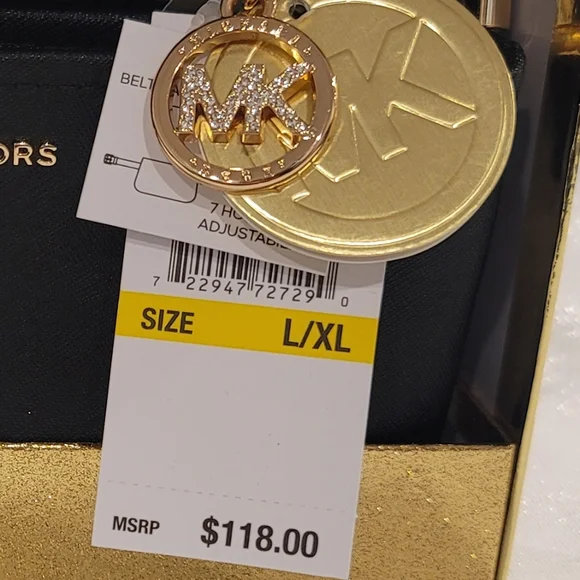 NWT Michael Kors Black Belt Bag | Size L/XL - Picture 3 of 4